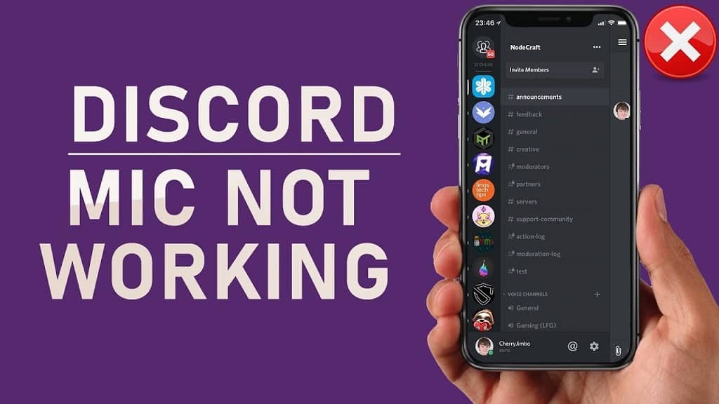 discord mic not working