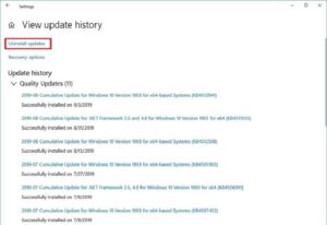 KB4512941 on Windows 10