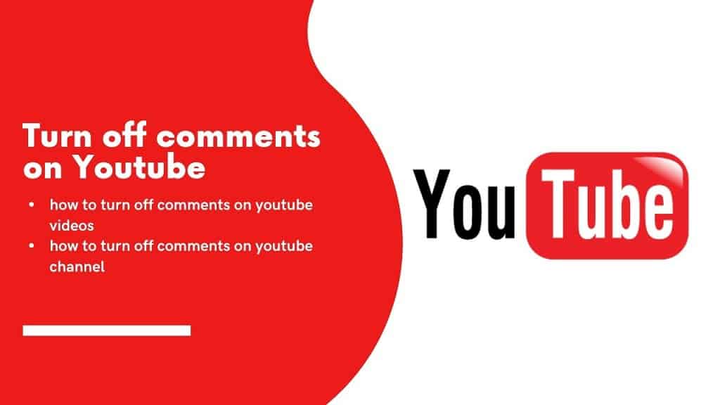 Turn Off Disable Comments on YouTube Videos