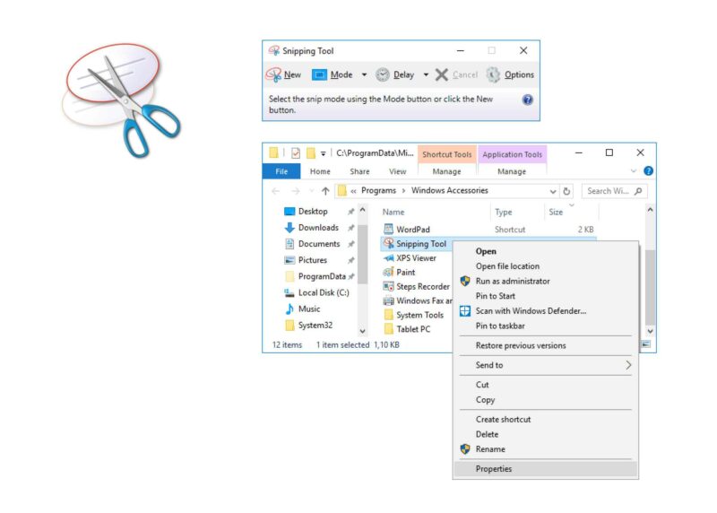 How to take a screenshot with Windows Snipping Tool