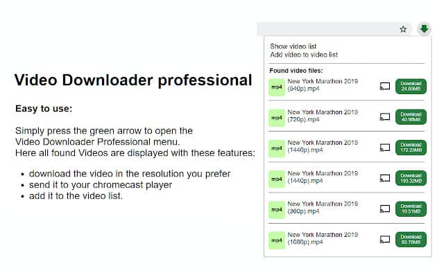 youtube video downloader chrome