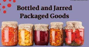 bottled and jarred packaged goods