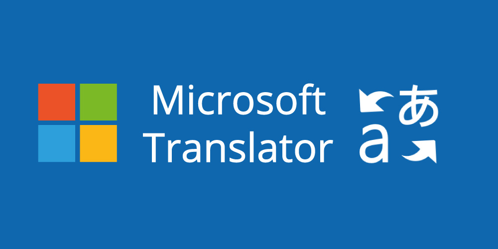 Microsoft Translator english to italian