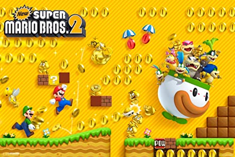 Poster for the New Super Mario Bros. 2 Game play