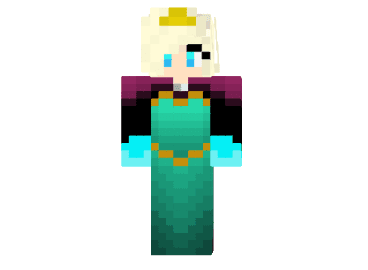 Elsa minecraft skin