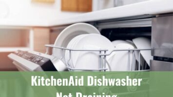 kitchenaid dishwasher not draining
