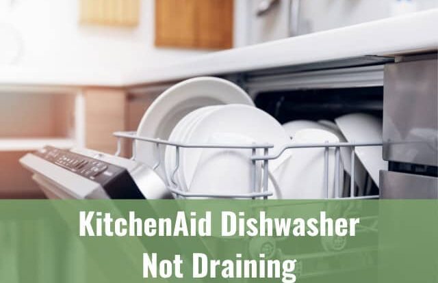 kitchenaid dishwasher not draining