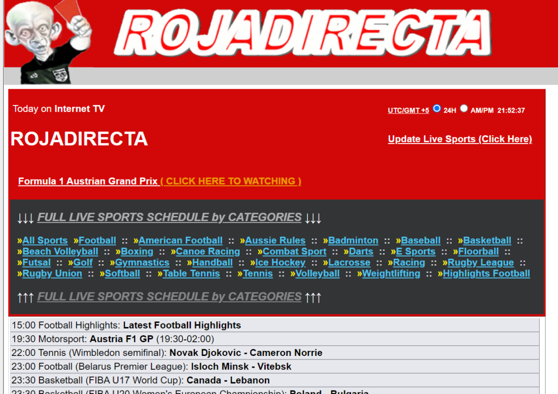 rojadirecta