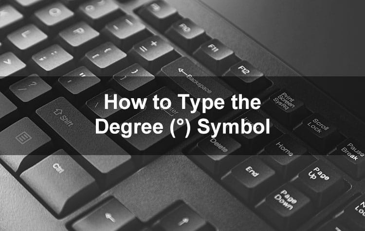 degree symbol