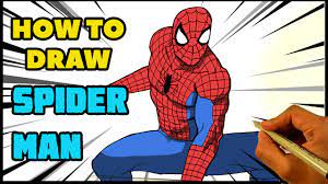 how to draw Spiderman