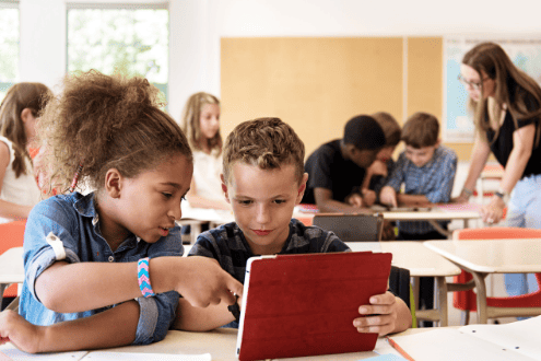 How can I see my child's grades on their device?