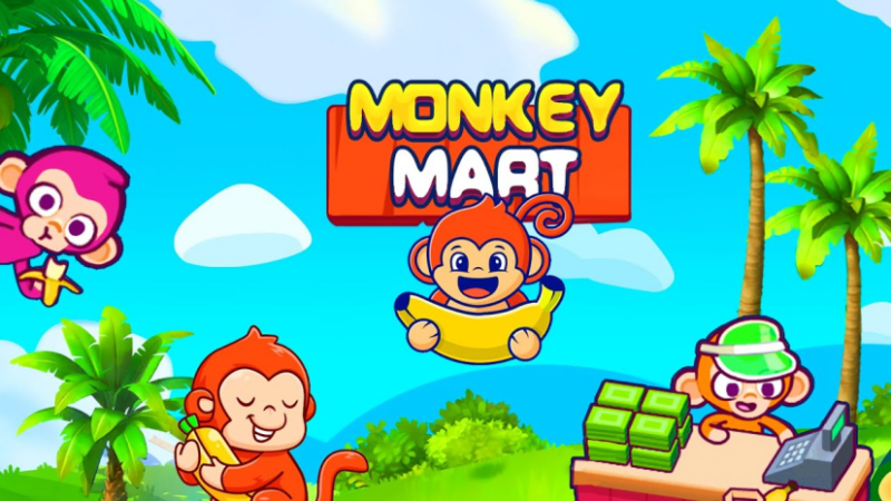 In Monkey Mart, you run your supermarket