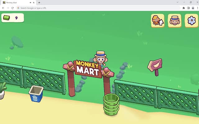 Monkey Mart is a free simulation game for Android