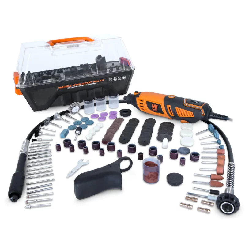 WEN Steady-Grip Rotary Tool with 190-Piece Accessory Kit